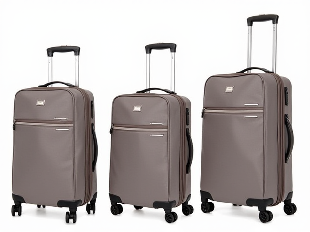 Stylish American Tourister luggage in three different sizes, highlighting their durability and chic design.