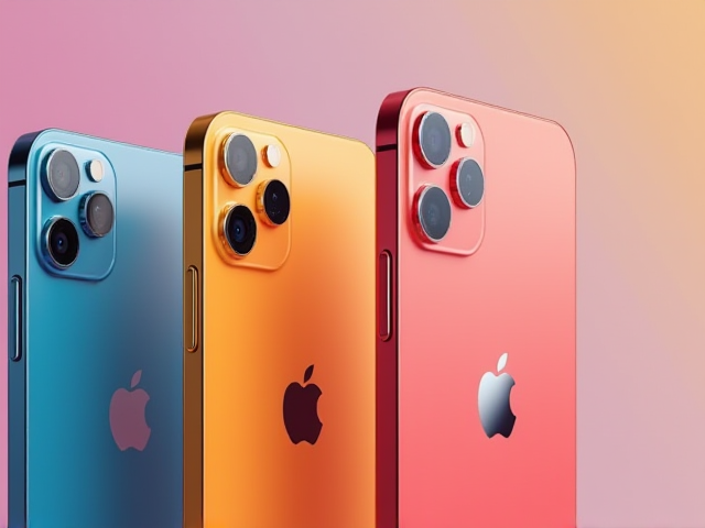 iPhone 15 with colorful design showcasing camera and USB-C port