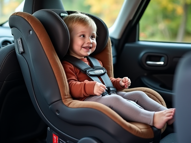 A stylish Cybex car seat featured in modern design, with safety features highlighted